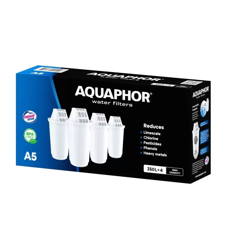 Aquaphor A5 (4 Τεμαχίων) Ανταλλακτικό Φίλτρο Κανάτας